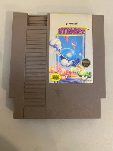 Nintendo Stinger 1985 Vintage Game Cartridge USED