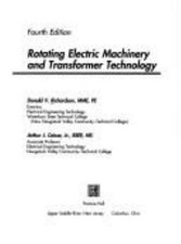 Rotating Electric Machinery and Transforme- 9780134096407, paperback, Richardson