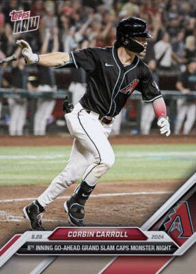 2024 Topps NOW Grand Slam Monster Night 8.28.24 CORBIN CARROLL Digital
