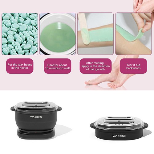 Electric Wax Heater Warmer Body Hair Removal Pot Hot Wax Facial Armpit Waxing - Picture 4 of 11