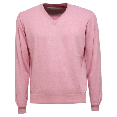 8464W maglione uomo ALTEA pink sweater cotton men | eBay
