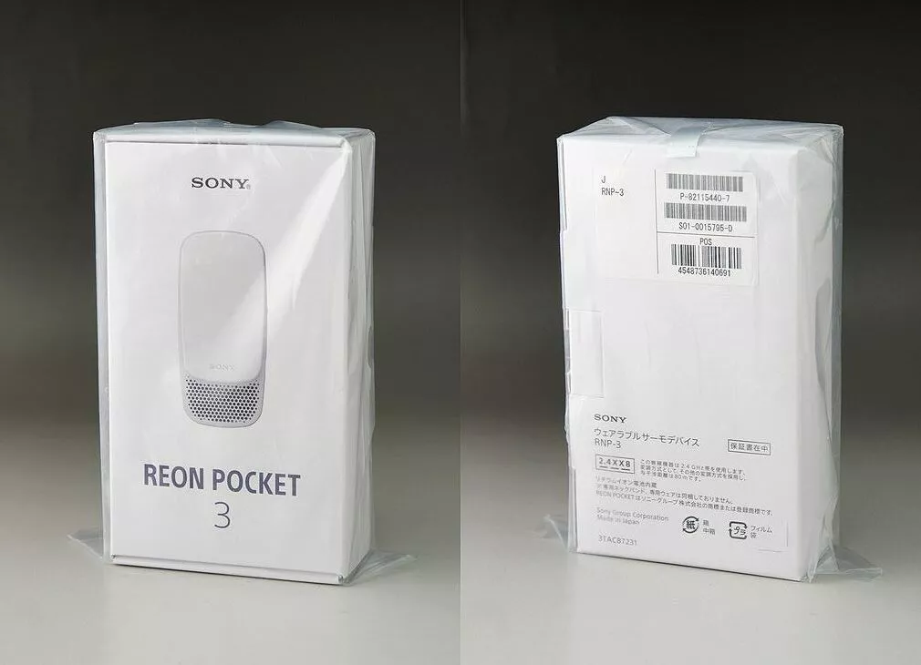 SONY REON POCKET RNP-3/W Wearable Thermo Device White Cool Warm switching  Japan