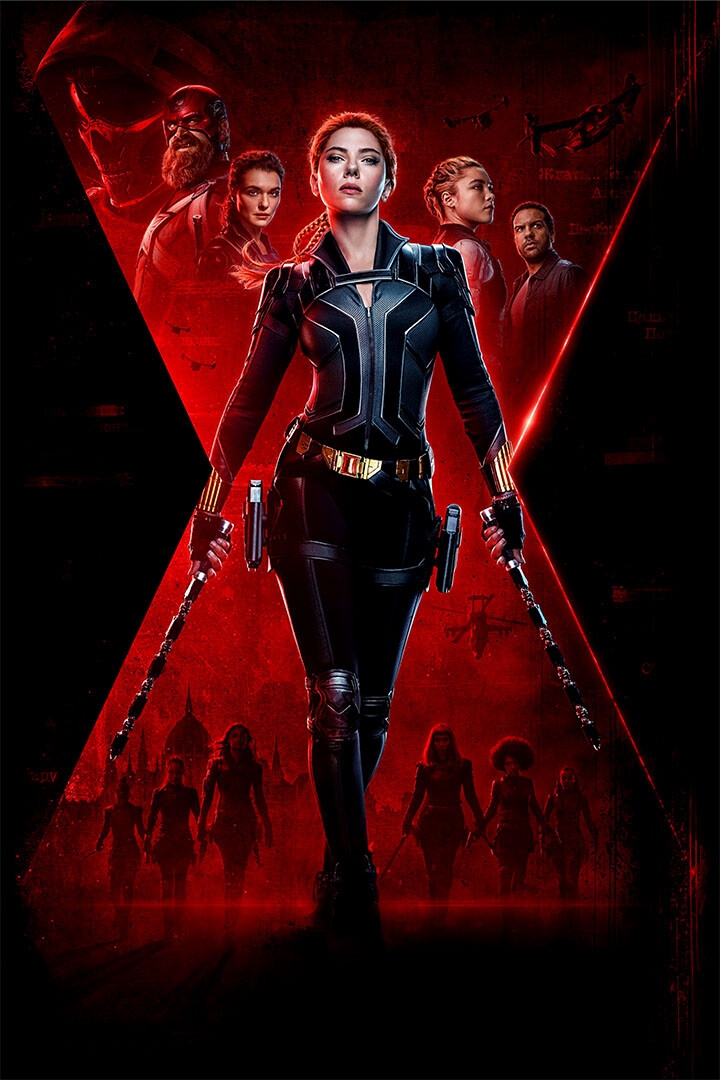 Black Widow Movie Adventure Superhero Action Wall Art Home Decor ...