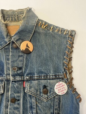 1970s LEVIS MOTORCYCLE CLUB VEST | eBay
