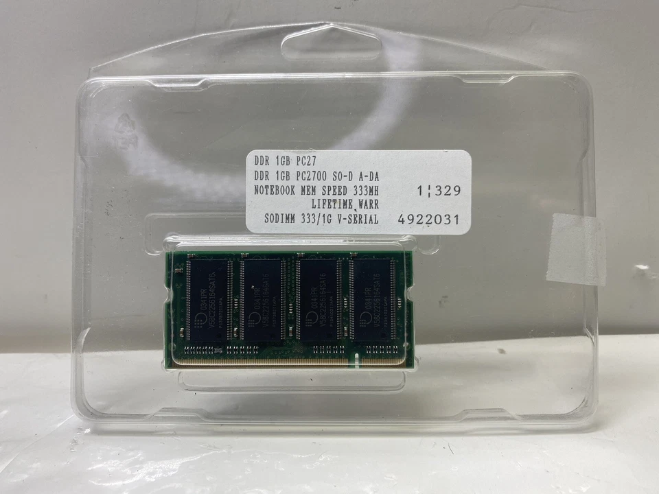 2 Micron 256 MB PC133 SDRAM DIMM Memory Module + DDR 1 GB PC 2700. - Image 3 of 3