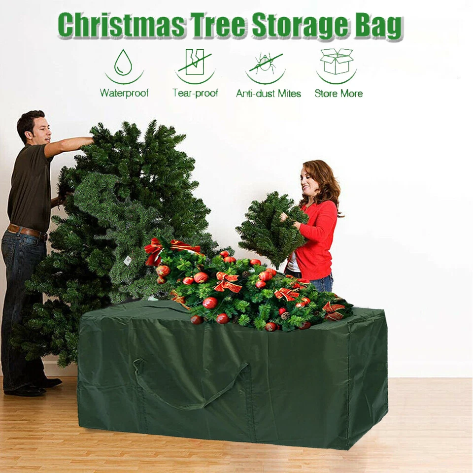 Heavy Duty Christmas Tree Storage Bag Container Waterproof Sack up to 9ft Tree - Image 2 of 4