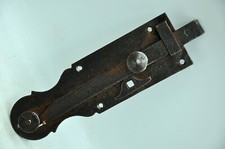 Alte Riegel Verriegelung Griff Tür Schmiedeeisen Werkstatt