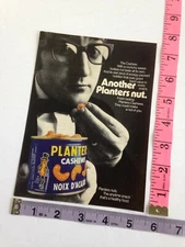 Vintage Print Ad - Planters Nut Cashews Nerd Tuxedo photo 1971 / 70's Small Ad