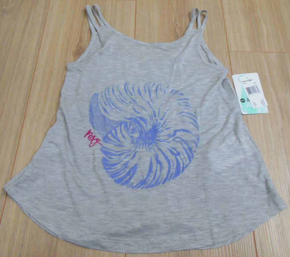 ROXY Top Camiseta Chaleco Niña Verano 9-10 Y NUEVO Nuevo Con Etiquetas Foto 2 de 2