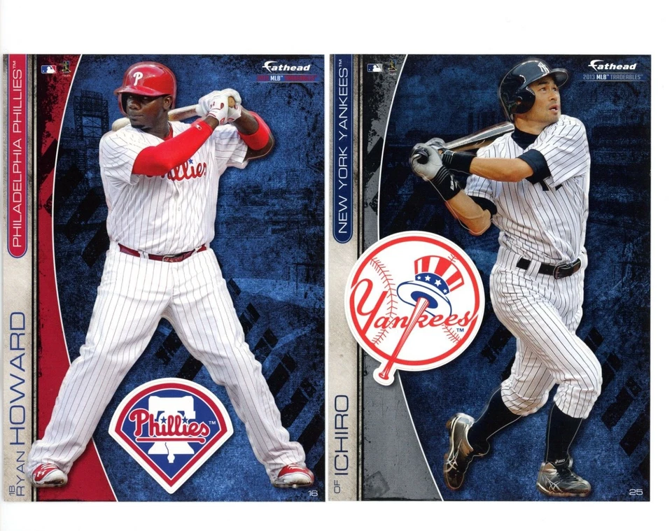 Lote de calcomanías comerciales MLB Fathead 2013 (29) Foto 4 de 4