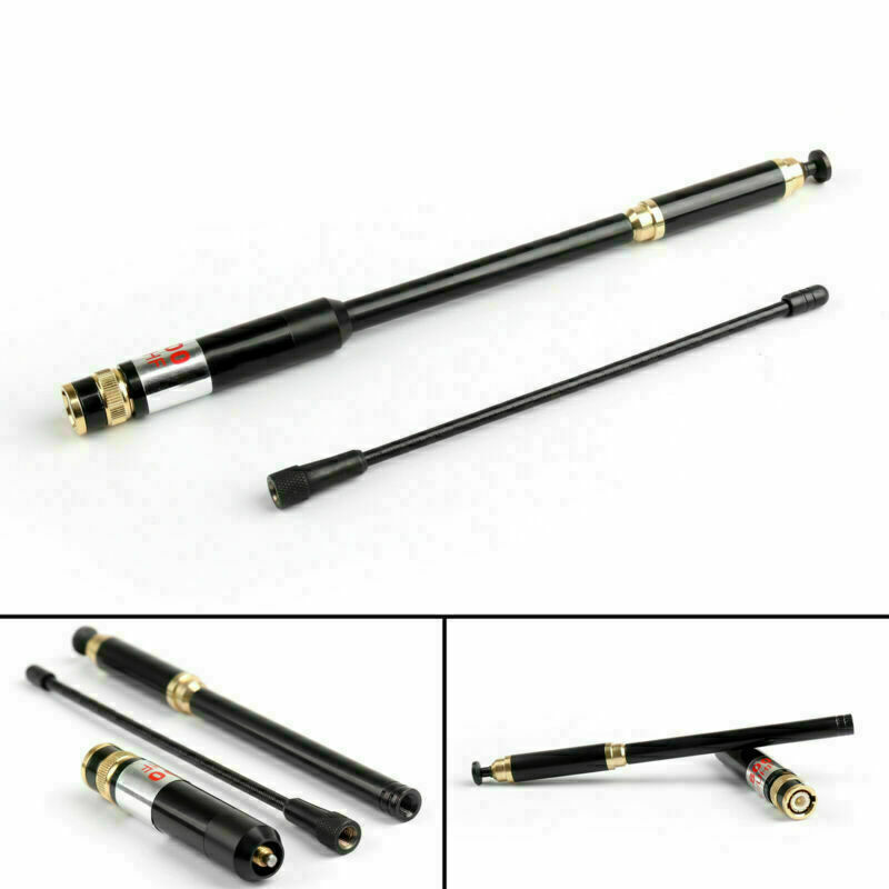 1Pcs AL-800 High Gain Dual Band Extendable Antenna BNC For I