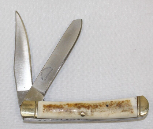 Wayne Johnson Handmade Trapper Knife w/ Stag Handle | eBay
