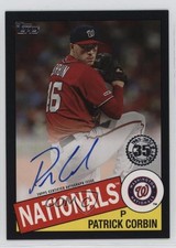 2020 Update 1985 Topps Baseball Black 126/199 Patrick Corbin #85A-PC Auto 10no