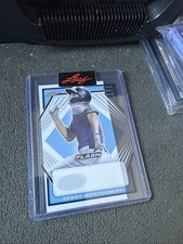 Benny Montgomery 2021 Leaf Flash #d 1/1 UNSIGNED PROOF Acetate XRC