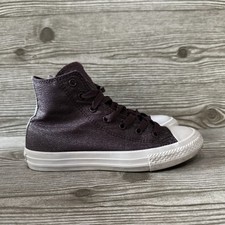 Converse Junior Chuck Taylor All Star High Purple Glitter Sneakers Sz 2 661829F
