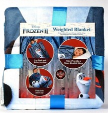 NEW Disney Pixar Frozen Olaf Child's Comfort Weighted Blanket 36"x48" 4.5 lbs