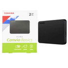 Hard Disk 2 TB Usb 3.2 2,5" Toshiba Canvio Basic Windos MacOs esterno PS4 PS5