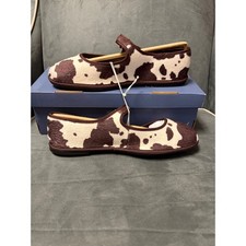 Universal Thread Halston Flats Cow Print Mary...