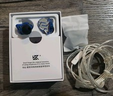 Linsoul KZ ZS10 Pro 4BA 1DD in Ear Monitor HiFi Wired Earbuds,W/ Mic, Glare Blue