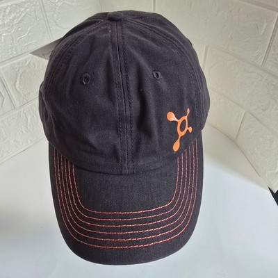 Orangetheory Fitness Twill Snapback Cap Unisex OSFM Black Orange Splat Logo NWT
