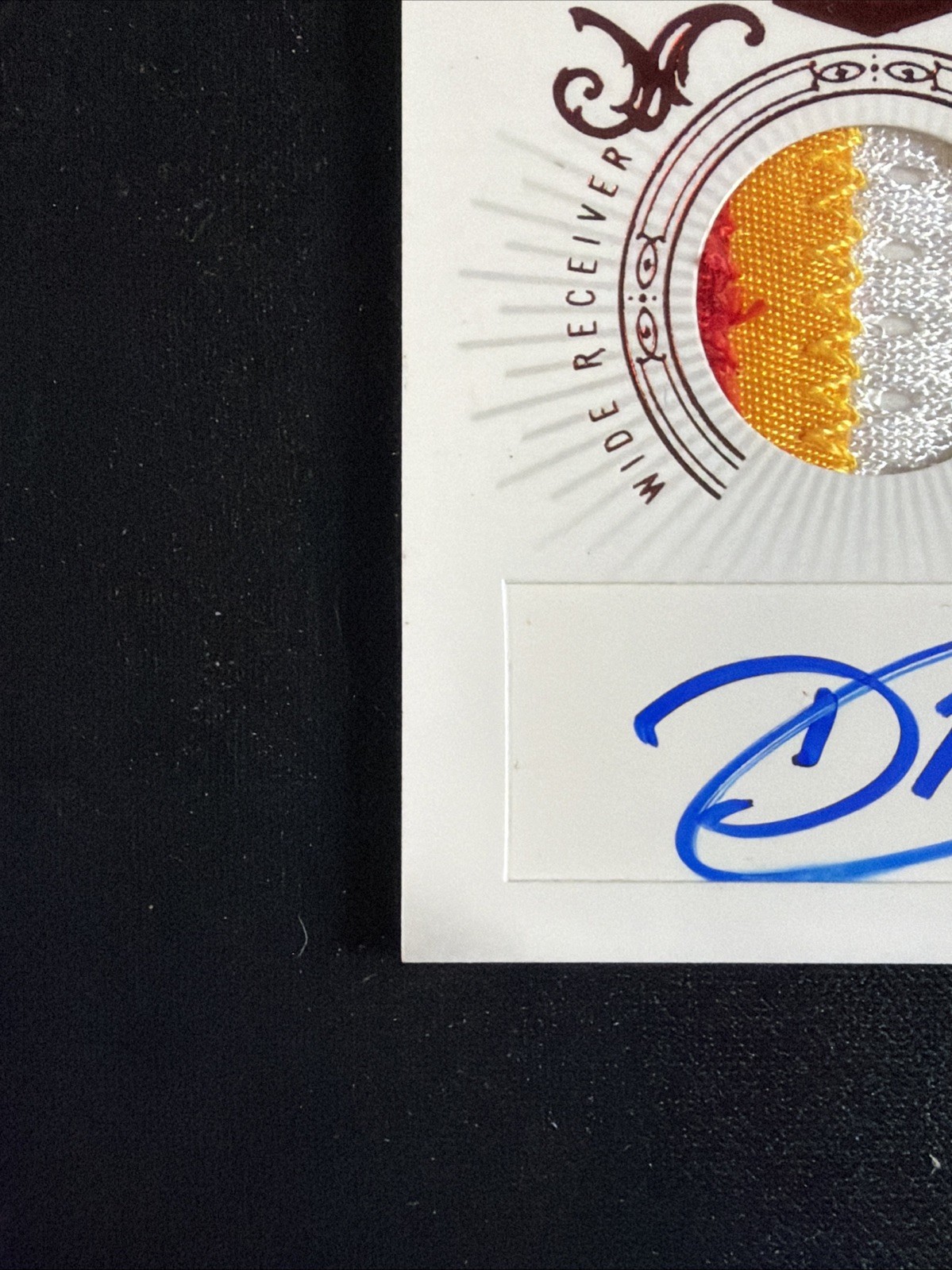 2010 Panini Plates & Patches Dexter McCluster /599 RC Auto Chiefs 3 Color Patch. view 4