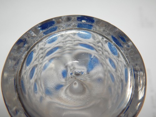 Flakon um 1910/20 Dekor Diamant Höhe 13 cm - Picture 11 of 13