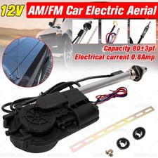 Car Electric Aerial Radio AM/FM Automatic Booster Power Antenna Kit Universal