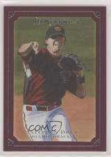 2007 UD Masterpieces Pinot Red Frame 59/75 Stephen Drew #63 1fo