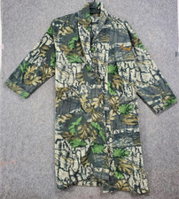 Camo Fleece Robe Mens Small Medium Green Brown Camouflage Bathrobe Paul