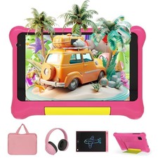 7 inch Kids Learning Tablet Bundle Android 13 Quad Core 5GB RAM 32GB ROM