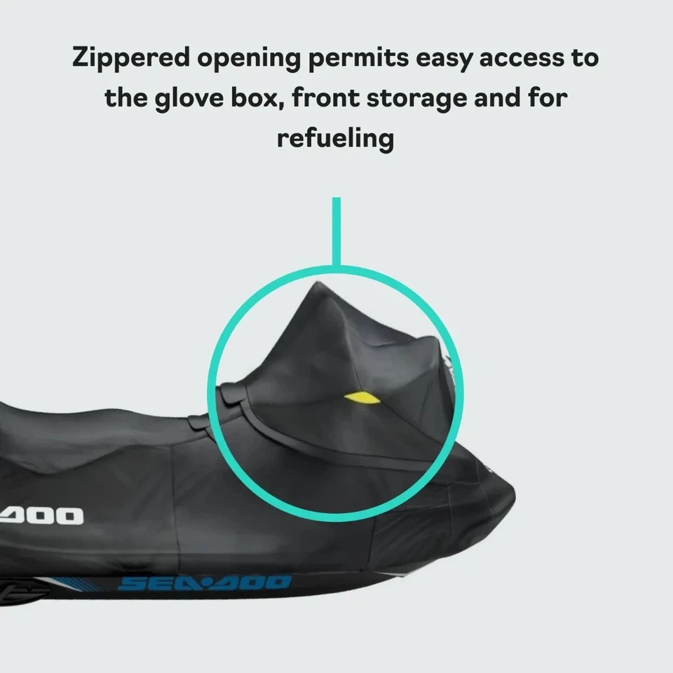 BRP Sea Doo Wake Pro, GTX, RXT & RXT-X PWC Canvas Trailering Cover 295101014 Foto 3 de 4