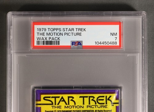 1979 Topps Star Trek The Motion Picture Wax Pack PSA 7 NM - Picture 5 of 5