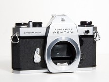 Asahi Pentax Spotmatic SP IIA 35mm SLR Film Camera Body Only - TESTED