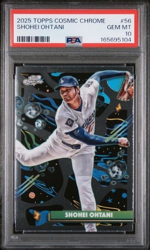 2025 Topps Cosmic Chrome #56 Shohei Ohtani🔥PSA 10🔥LA Dodgers🔥