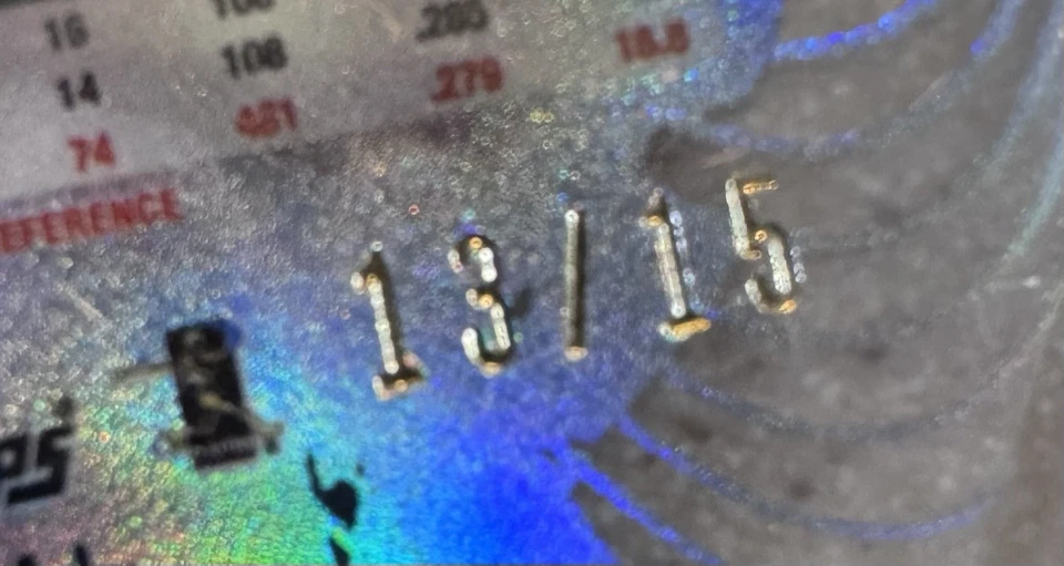 Imagen en blanco y negro paralelo Topps High Tek Adam Jones 2014 #13/15 Orioles Foto 3 de 3