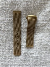 20mm Gold Milanese Mesh Watch Band Quick Release Stainless Steel Strap