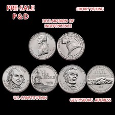 1776 2026 P D Dec. Independence / Constitution / Gettysburg  6 COINS ⭐ PRESALE ⭐