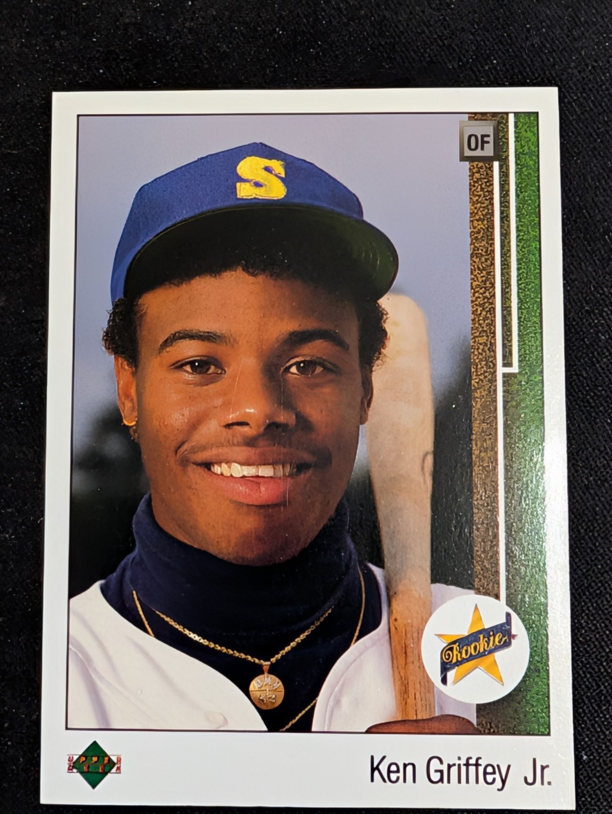 1989 Upper Deck Star Rookie Ken Griffey Jr #1 (RC) Mariners EX