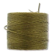 S-Lon Bead Cord Antique Gold 77yrds. SLBC-AG