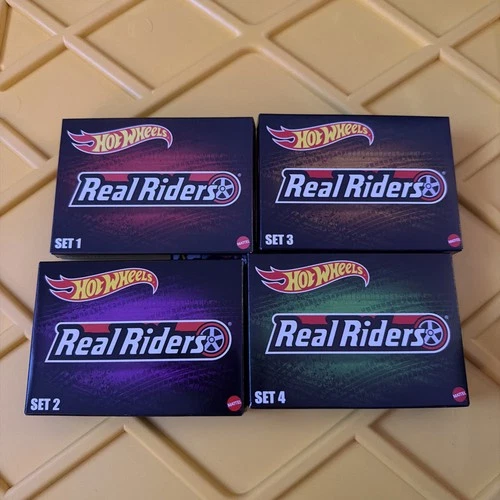 Hot Wheels Redline Club RLC REAL RIDERS Wheels Sets #1,#2,#3,#4 New Sealed lot.