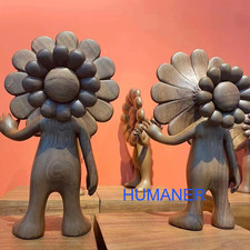 Takashi Murakami Sun-flowers Artistic Wooden Ornaments With Based H30CM