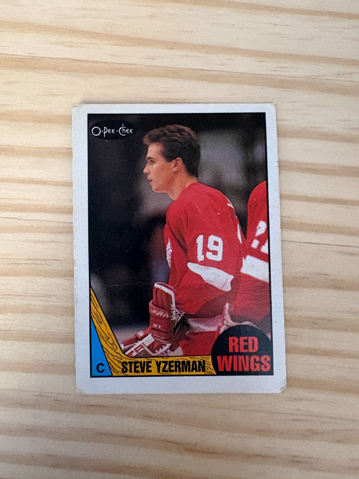 1987-88 O-Pee-Chee #56 Steve Yzerman - Detroit Red Wings (invJ2)