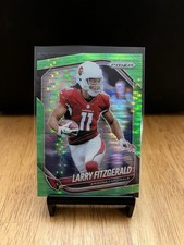 2025 Panini Prizm Larry Fitzgerald #299 Neon Green Pulsar Prizm