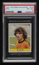 1979-80 Panini Calciatori Zico #316 PSA 8