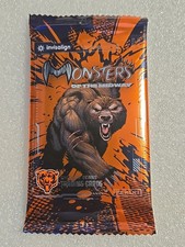 Bears 2025 Monsters Of The Midway Panini Invisalign Trading Cards Pack, unopened