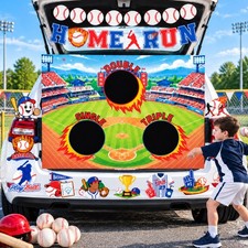 Halloween Trunk or Treat Car Decorations Kit Sport Baseball Car Decor