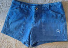 VTG Ocean Pacific Op blue sun fade corduroy whale shorts sz 5 Y2K Beach Surfer