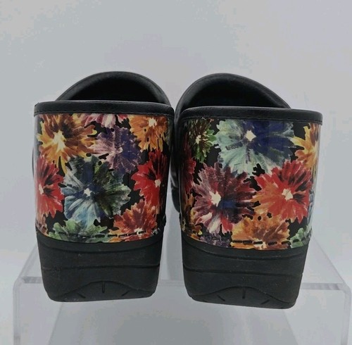 Dansko Xp 2.0 Floral Clogs Mules Patent Leather Eu Sz 41 US 10.5-11 EUC Vibrant - Picture 6 of 7