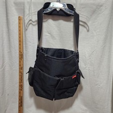 Skip Hop Black Diaper Bag With Tactical Drop Zone Changing Pad