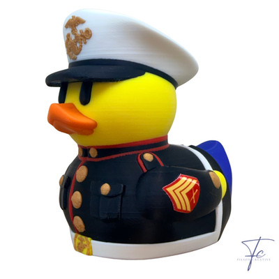 USMC Dress Blue Marine Duck -- Multiple Ranks -- 